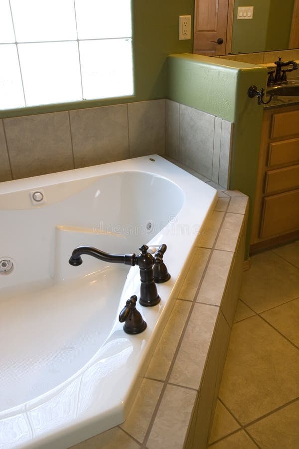 Master bath stock photo. Image of home, bath, water, suite 2908604
