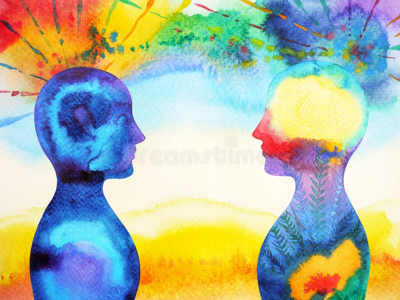 Mastermind, chakra power, inspiration abstract thought together royalty free illustration Mastermind, chakra power, inspiration abstract thought together royalty free illustration
