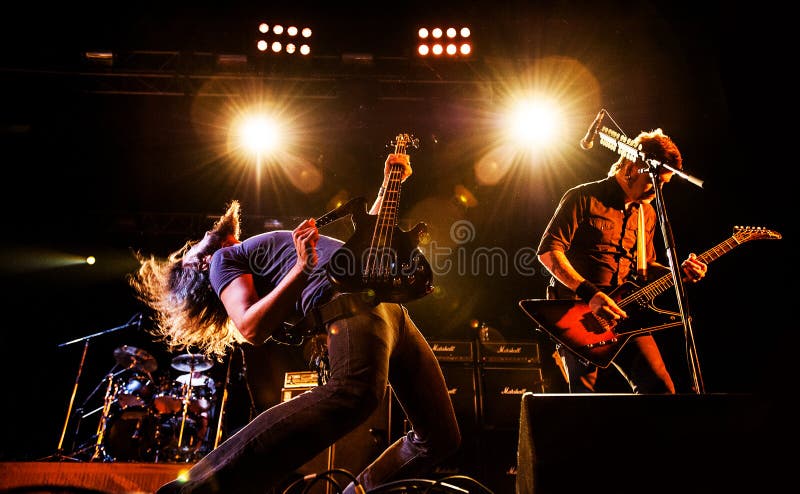 Mastodonta koncert obrazy stock Mastodonta koncert obrazy stock