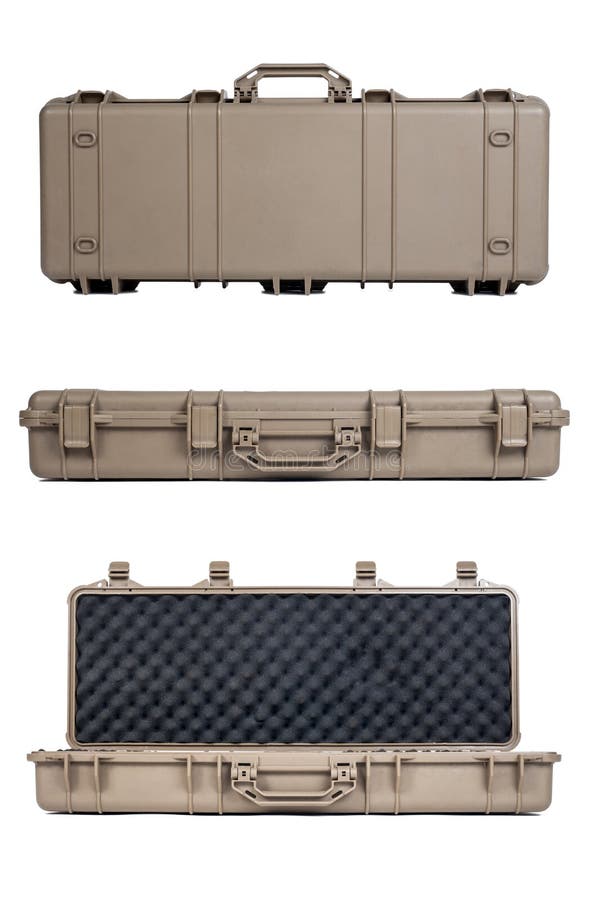 Machine gun box Soft Secure Storage Case in isolated. Machine gun box Soft Secure Storage Case in isolated