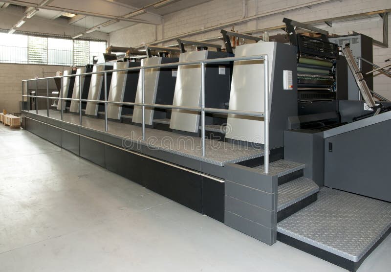 Maszynowy odsadzki prasy druk