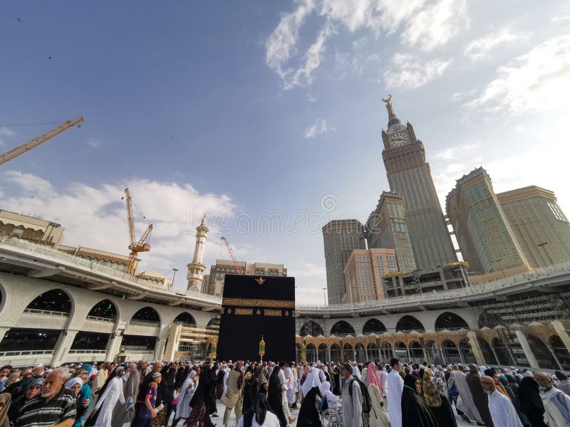 Mataf masjidilharam makkah saudi arabia obraz royalty free