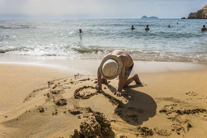 Beach Nudists Boy