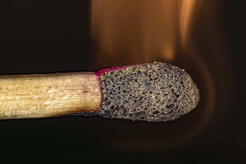 Match Burning Extreme Close Up Stock Photo Image of danger, macro