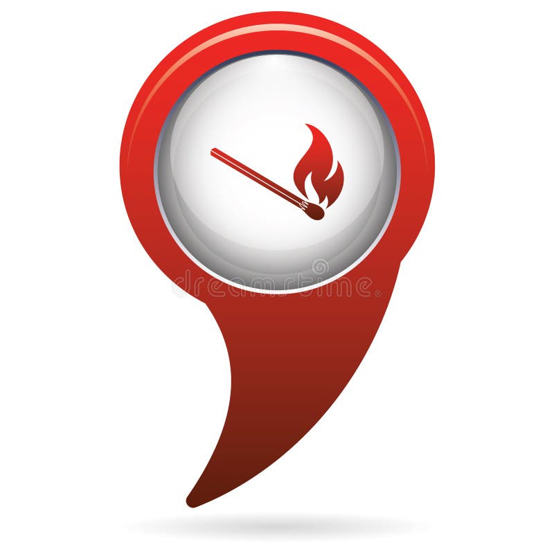 Match fire icon vector stock vector. Illustration of igniting 93463312