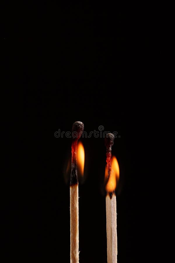 Match with the Flame Isolated Stock Photo Image of concept, arson