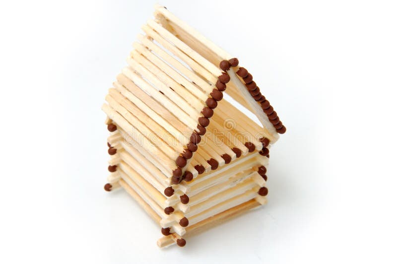 Match house 2a stock image. Image of matchhouse, comfort 746545