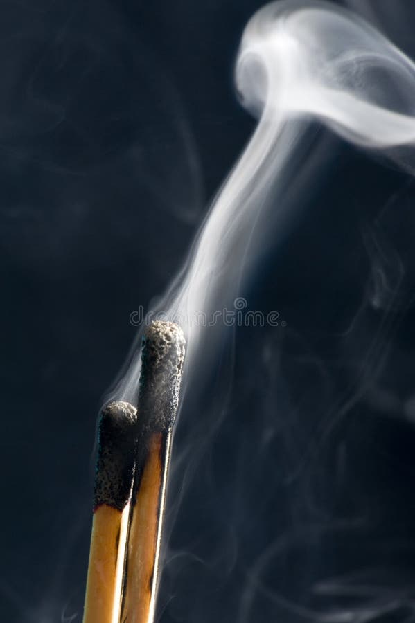 Match and smoke macro stock image. Image of light, praying 7869763