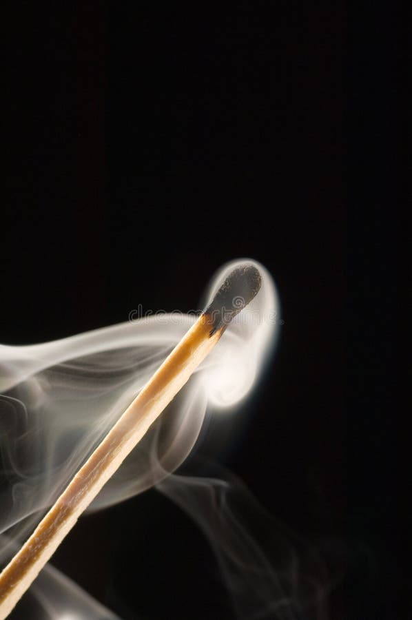 A match smoking stock image. Image of danger, macro, lung 2941849