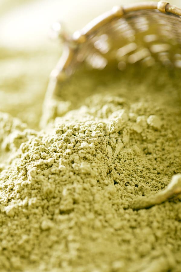 Matcha green tea powder stock photo. Image of ground 24705136