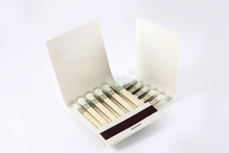 Matchbook on a white background