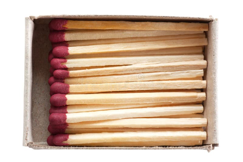 Matches in a box stock photo. Image of cardboard, ideas 17158244