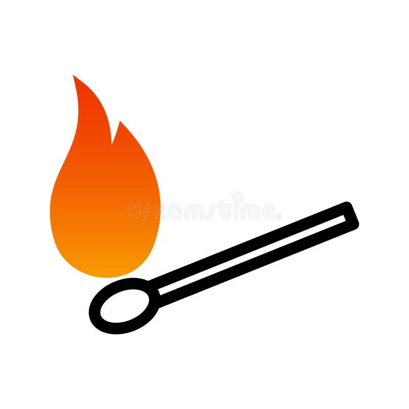 Matches Icon Vector Design Template Basic RGB Stock Illustration