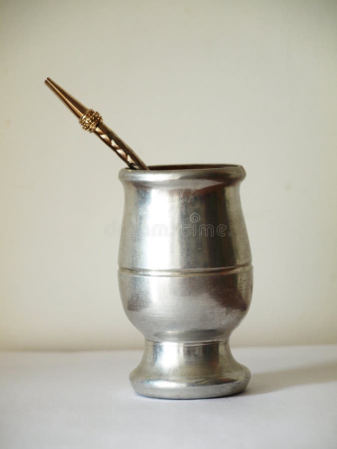 Mate tea cup stock photo. Image of herb, relaxation, traditional 13528240