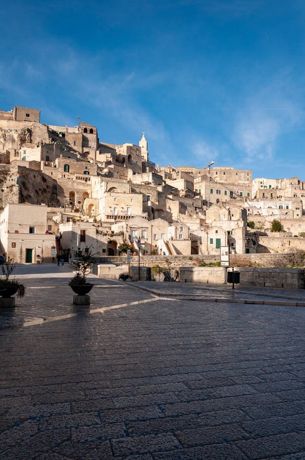 Matera, capitale europea di cultura 2019 La Basilicata, Italia immagine stock Matera, capitale europea di cultura 2019 La Basilicata, Italia immagine stock