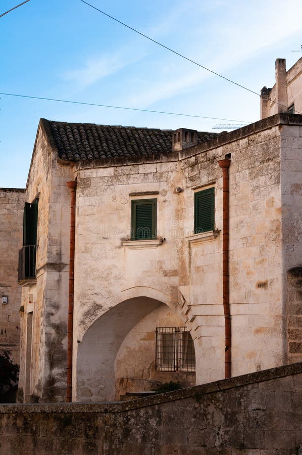 Matera, Europees kapitaal van cultuur 2019 Basilicata, Itali? royalty-vrije stock fotografie Matera, Europees kapitaal van cultuur 2019 Basilicata, Itali? royalty-vrije stock fotografie