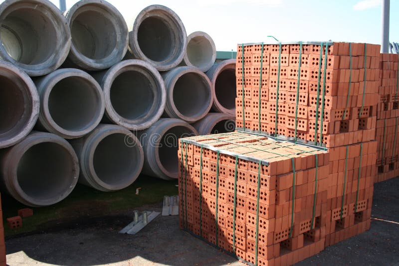 Materiais de construção foto de stock. Imagem de vermelho - 728962