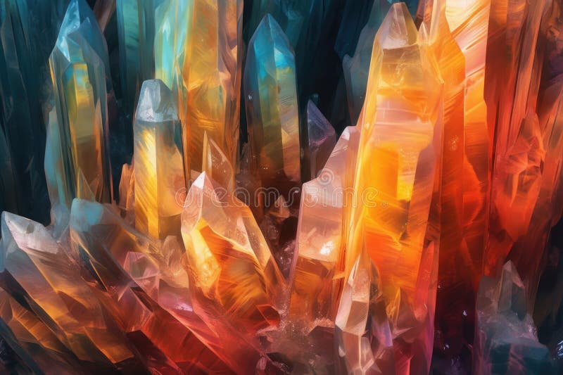 Material de acoperire abstractă din texturi de peșteri cristaline royalty free illustration