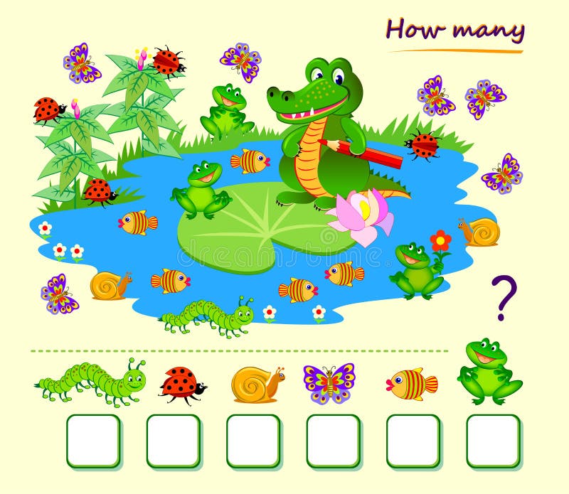 Logic Puzzle Game Labyrinth Children Adults Help Little Crocodile