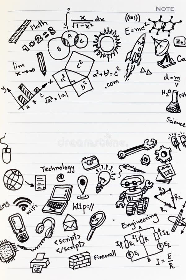 Math formulas on notebook with copy space. Studying math back to school. stock photos Math formulas on notebook with copy space. Studying math back to school. stock photos