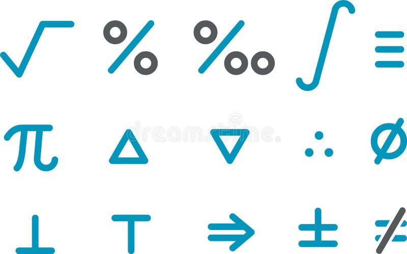 Math Icon Set