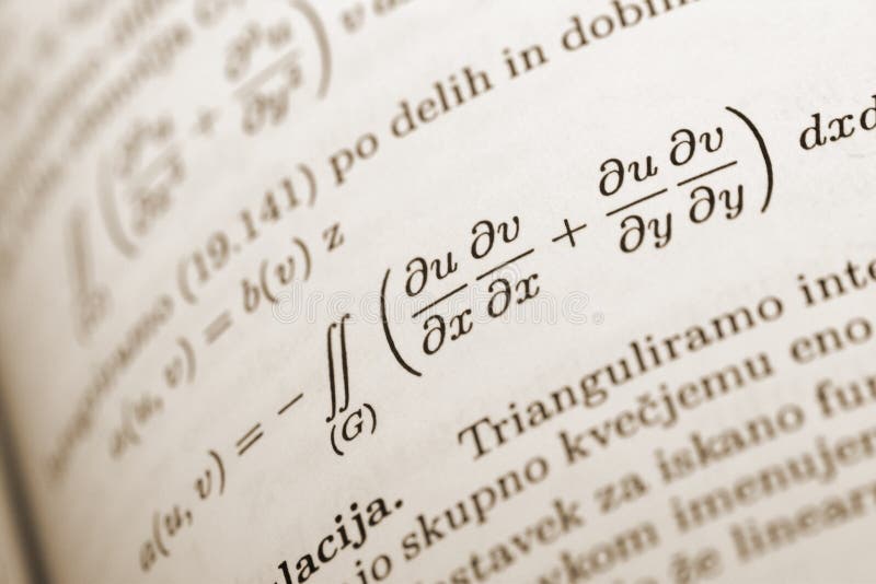 Mathematic learning book stock image. Image of concept - 39630961