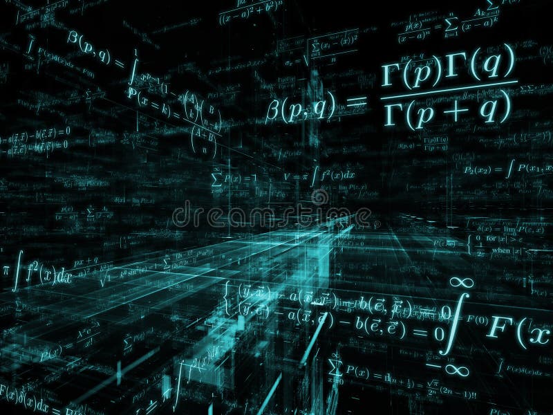 Mathematics Abstraction Stock Illustration Illustration Of Formula 29723187