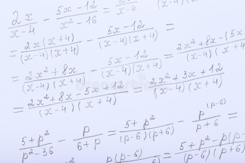 Maths formuły obraz royalty free