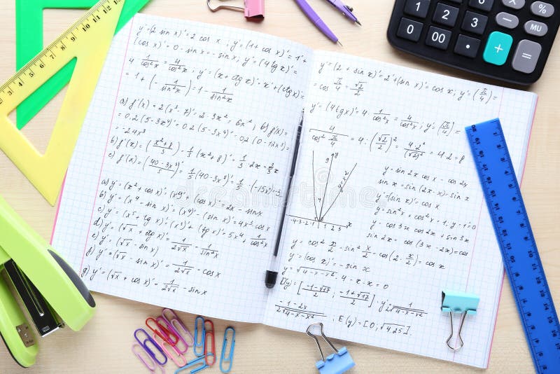 Maths formuły obraz royalty free