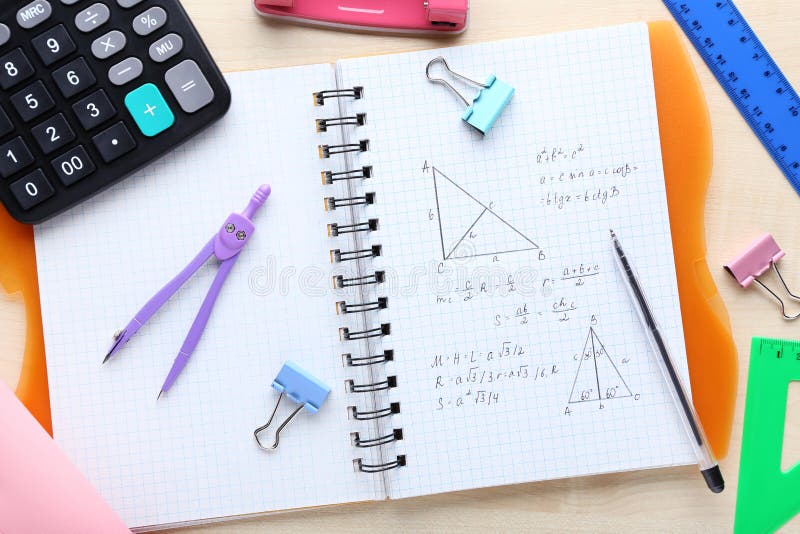 Maths formuły zdjęcie stock