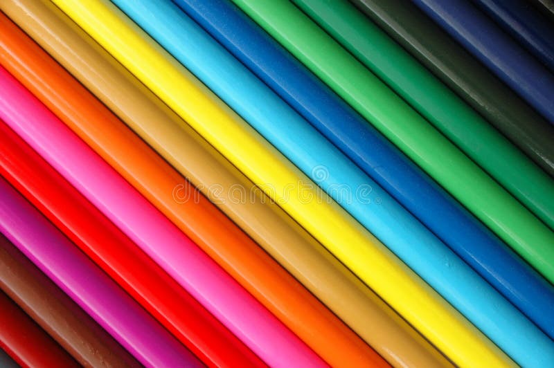 Matite colorate fotografia stock libera da diritti