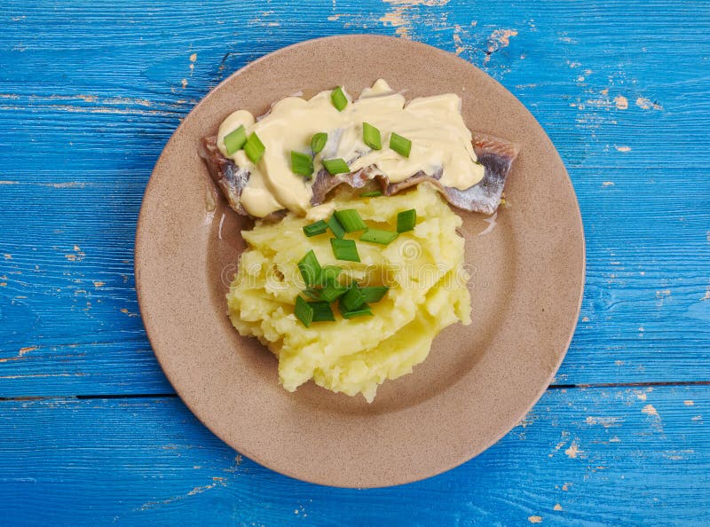 Matjes Hering foto de archivo. Imagen de pepinillo, resaca 112965222