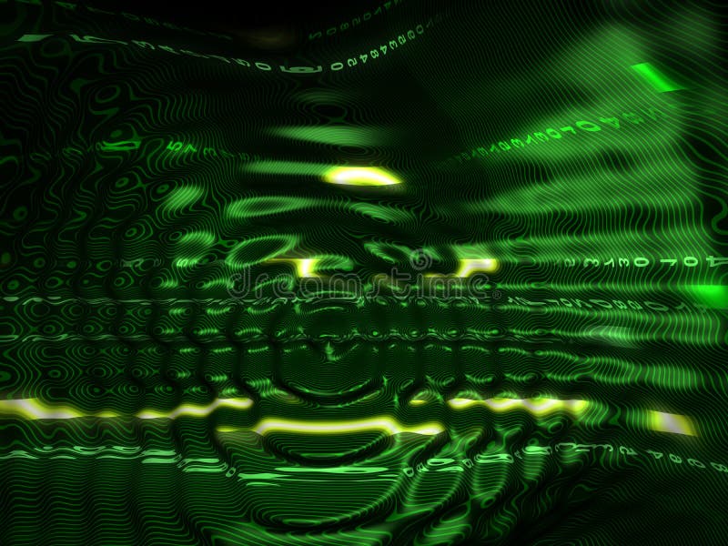 Matrice digitale astratta illustrazione di stock