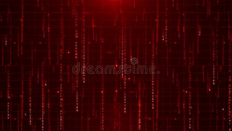 Matrix data digital text +30 ) 4K. Computer matrix video