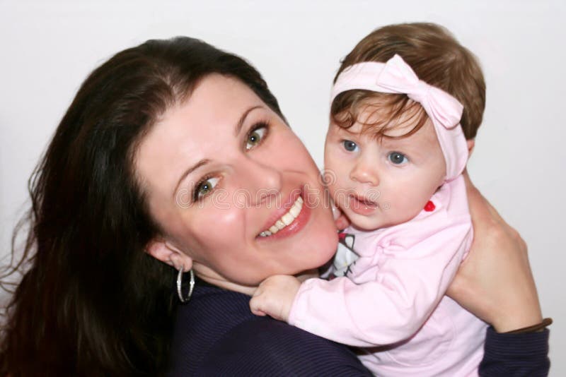 Mãe e bebé foto de stock royalty free