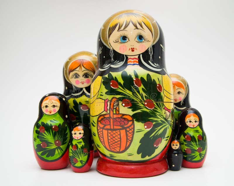Matryoshka doll stock photo. Image of cultural, cute 57699170