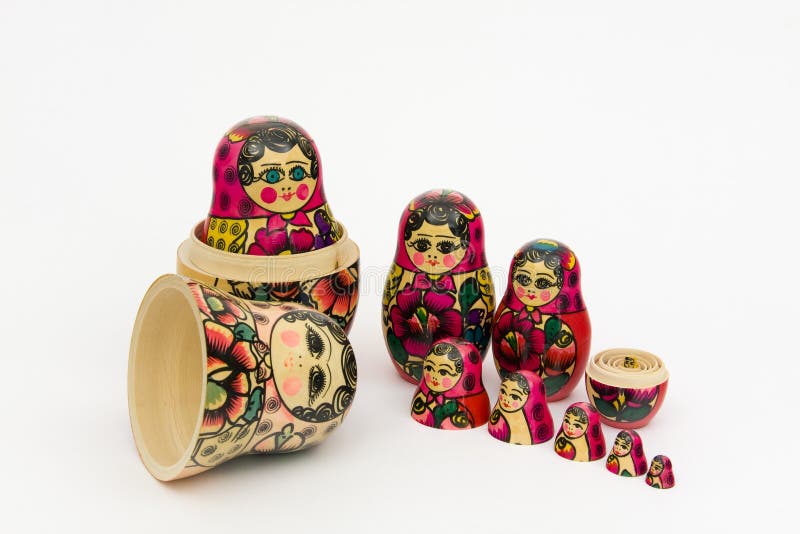 muñeca de madera rusa