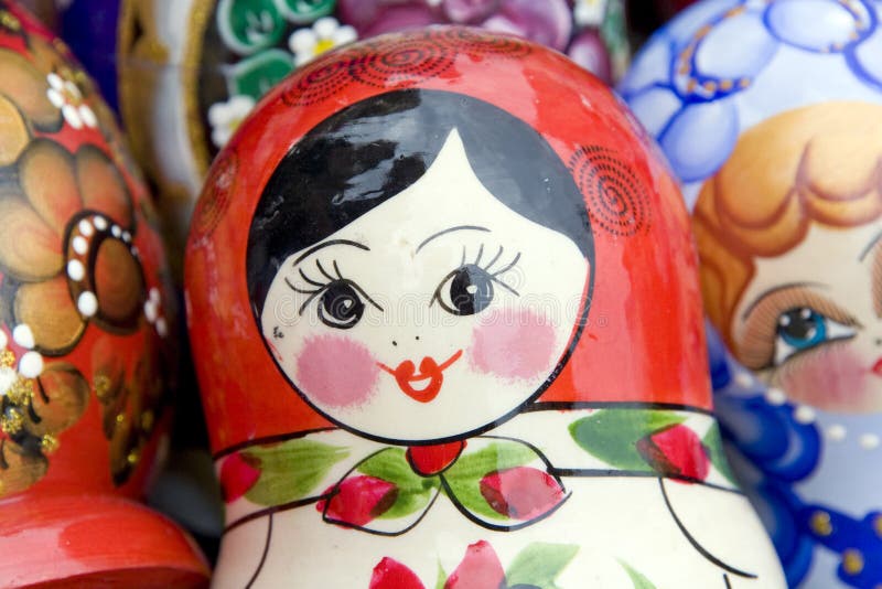 Matryoshka russian face