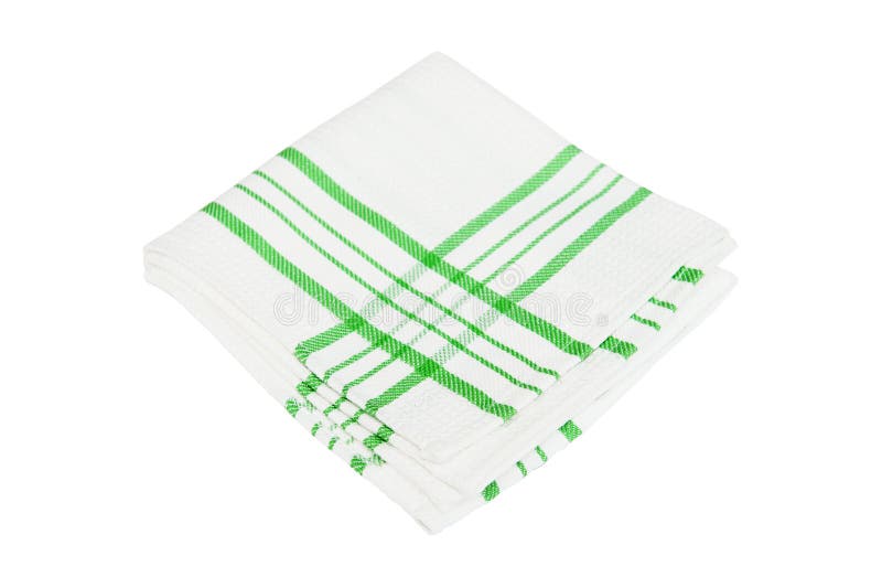 Dish towel isolated on the white background. Dish towel isolated on the white background