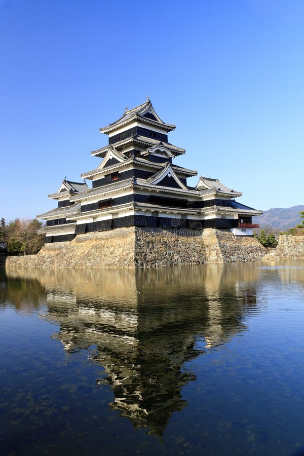 Matsumoto Castle, south west view.