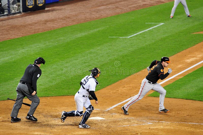 Matt Wieters Baltimore Orioles Running to First Base. This was taken in a game versus New York Yankees