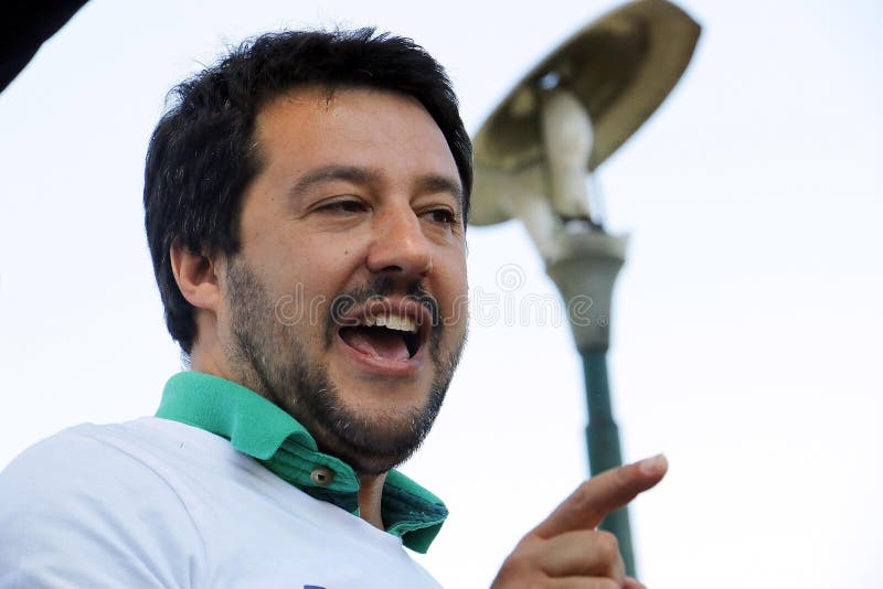 Matteo salvini,italy royalty free stock images Matteo salvini,italy royalty free stock images