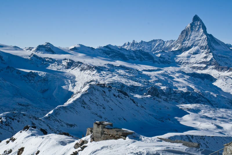 Matterhorn mountain. Swiss Alps