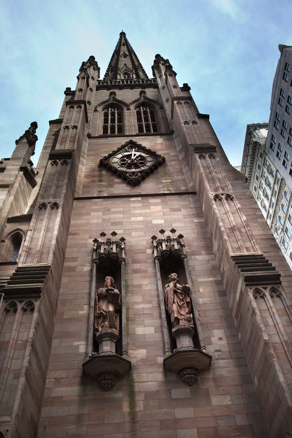 Matthew Mark Statues Trinity Church NYC