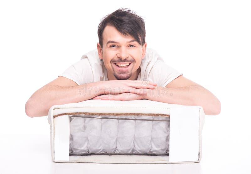 Mattress stock image. Image of copy, material, isolated 50948277