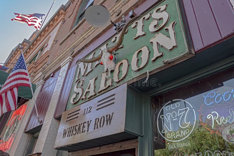 Matts Saloon is part of Whiskey Row in Prescott, AZ