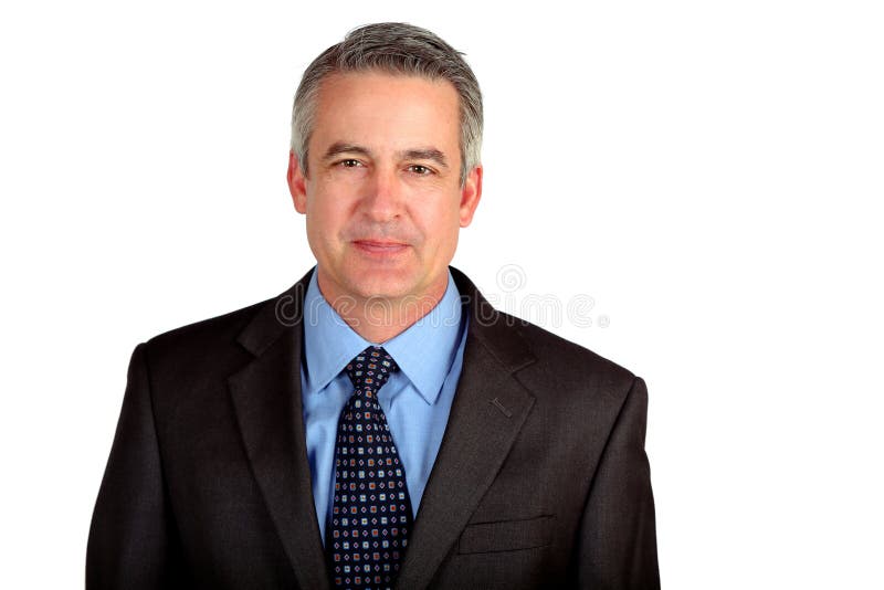 Mature business man royalty free stock photo