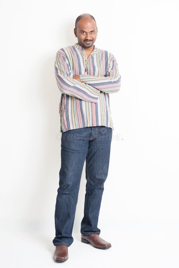 Mature casual Indian guy royalty free stock image Mature casual Indian guy royalty free stock image