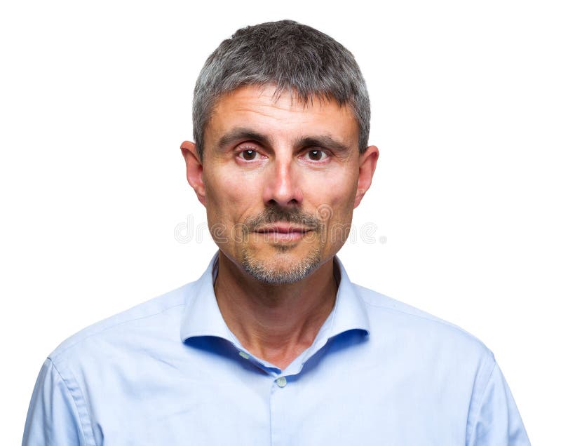 Mature caucasian man stock photography
