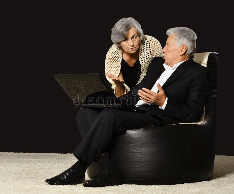 Mature Couple Talking Stock Image Image Of Relationship 83